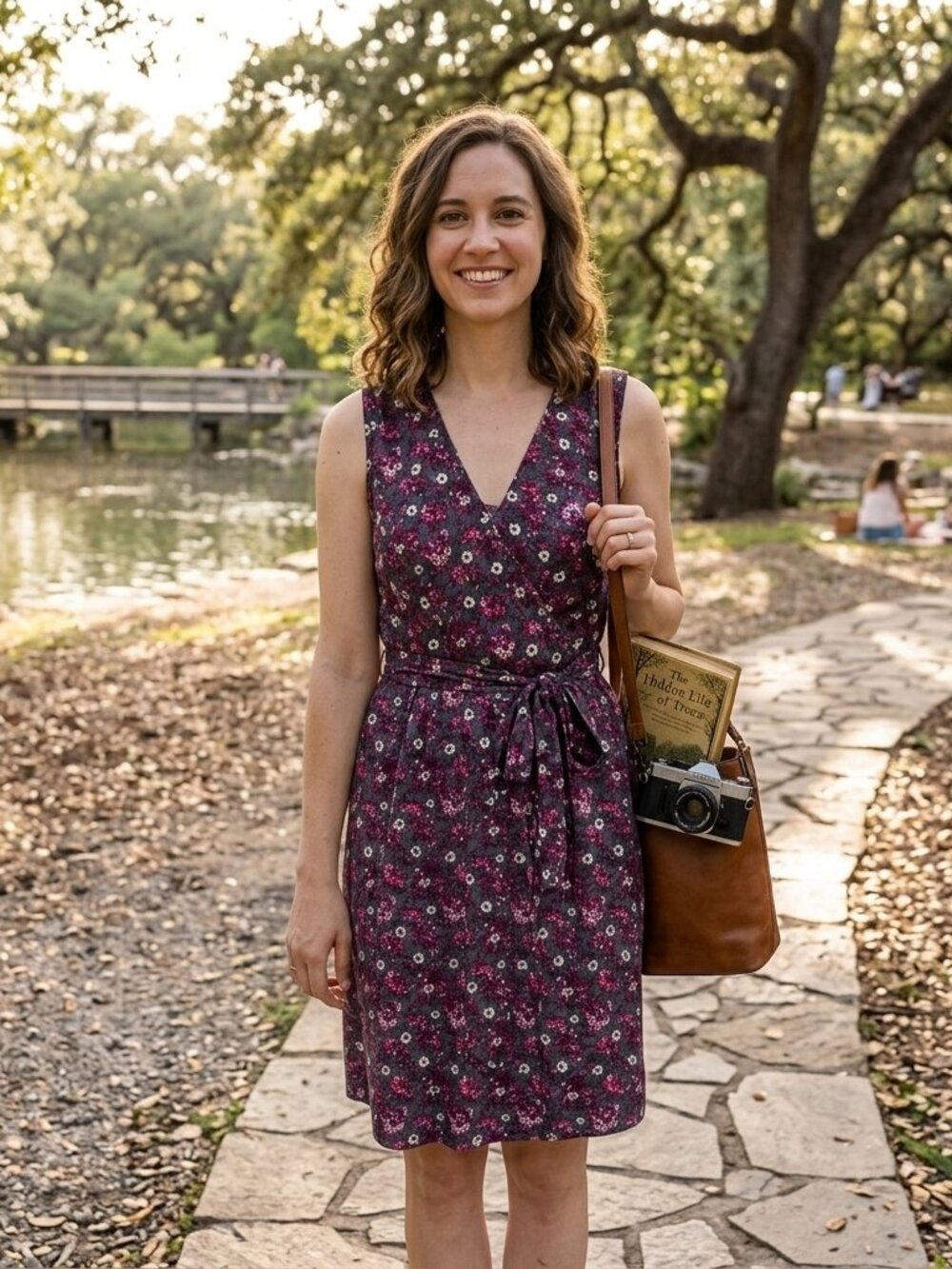 💗Xhilaration Purple Floral Backless Dress💗